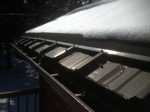 Metal Eave Heated Roof Panel